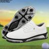 Golf Shoes Men's Shoes Sneakers Knob Shoelaces Waterproof Non-slip Nail Shoes Golf Shoes
