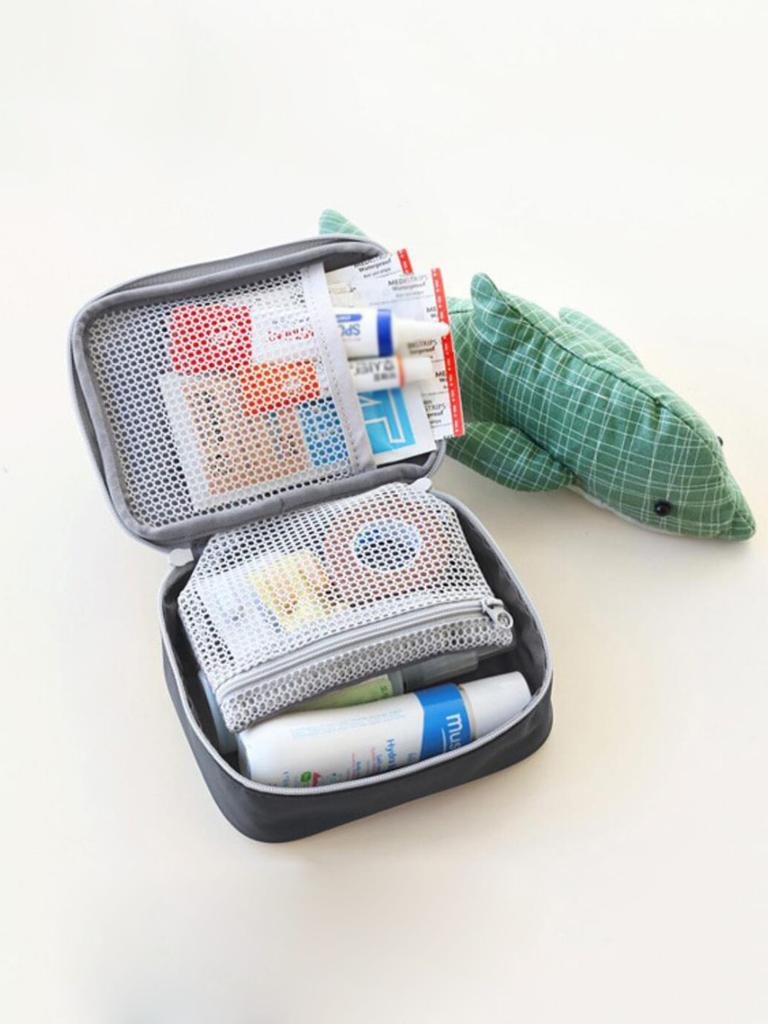 1PC-Outdoor First Aid Kit Bag Travel Home Camping Portable Mini Pink Pouch Pill Storage Bags Emergency Survival Kits