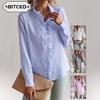 Women's Fashion Casual Long Sleeve V Neck Blouses & Shirts