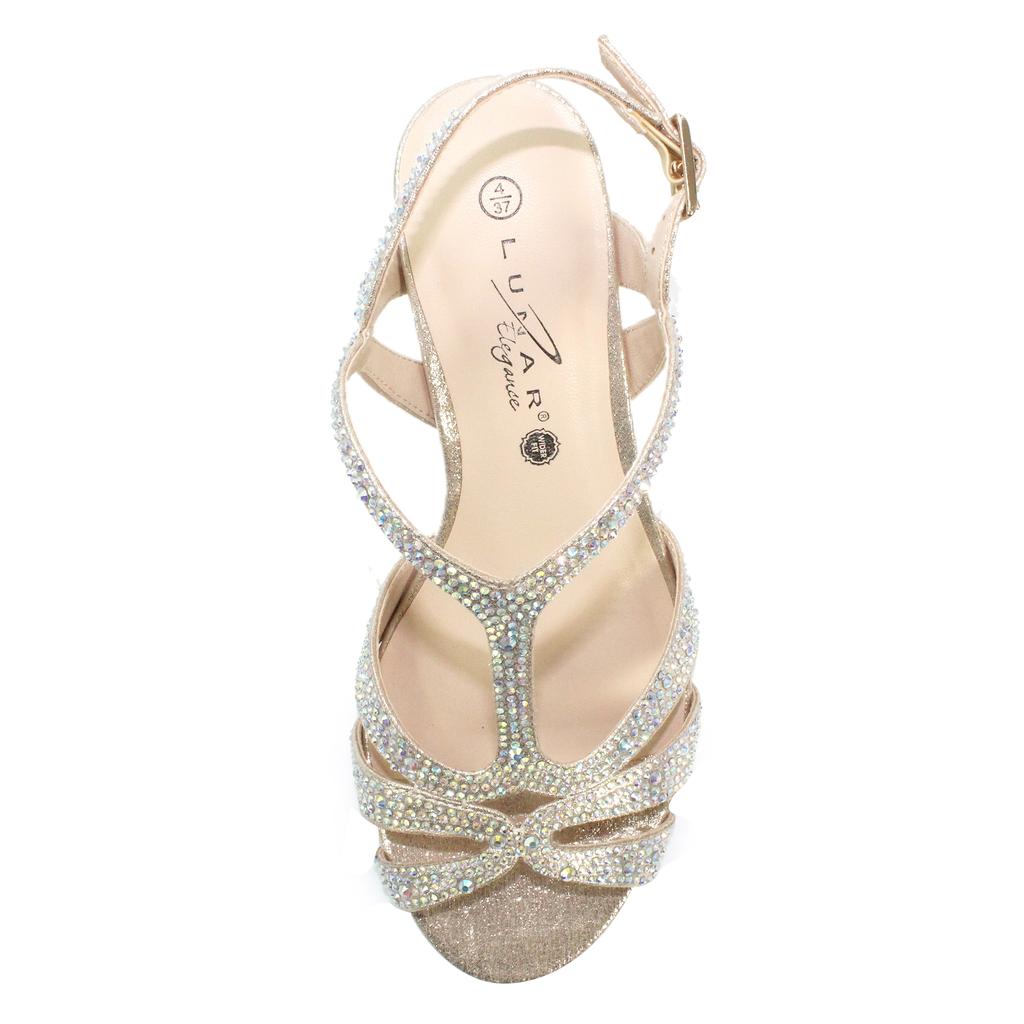 Lunar Sandálias Largas Francie para Mulheres/Senhoras