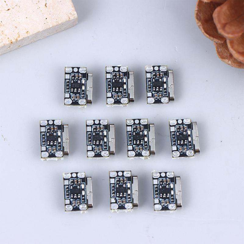 10Pcs Mini Lithium Battery Charging Board Module 3.7V 4.2V 18650 Lithium Battery Charger Protection Board Type-C Interface