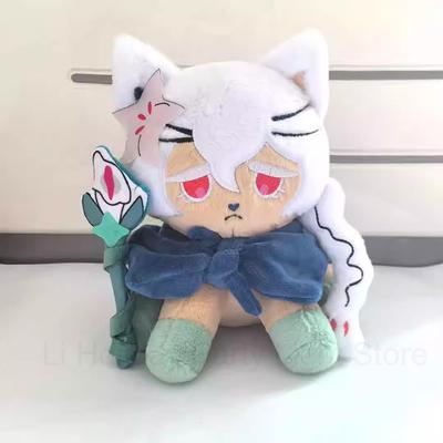 Süßes Cookie Run Weiße Lilie Katze Plüschtier Weich Gefüllt Königreich Tier Niedliche Cartoon Puppe Geschenk Fans Zuhause Geburtstag Puppe Dekoration
