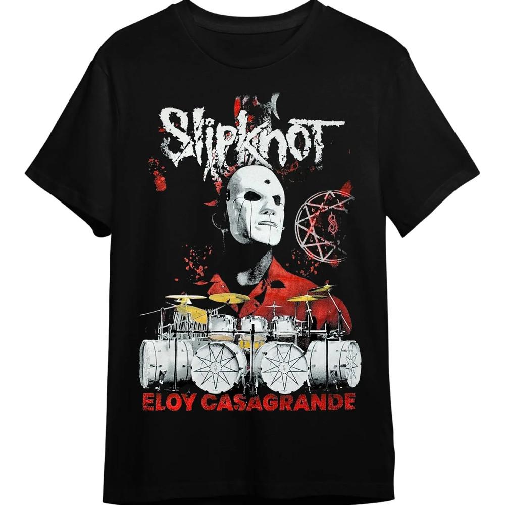 

HOT Eloy Casagrande drummer of Slipknot black T-shirt Unisex All sizes JJ4324 2XL
