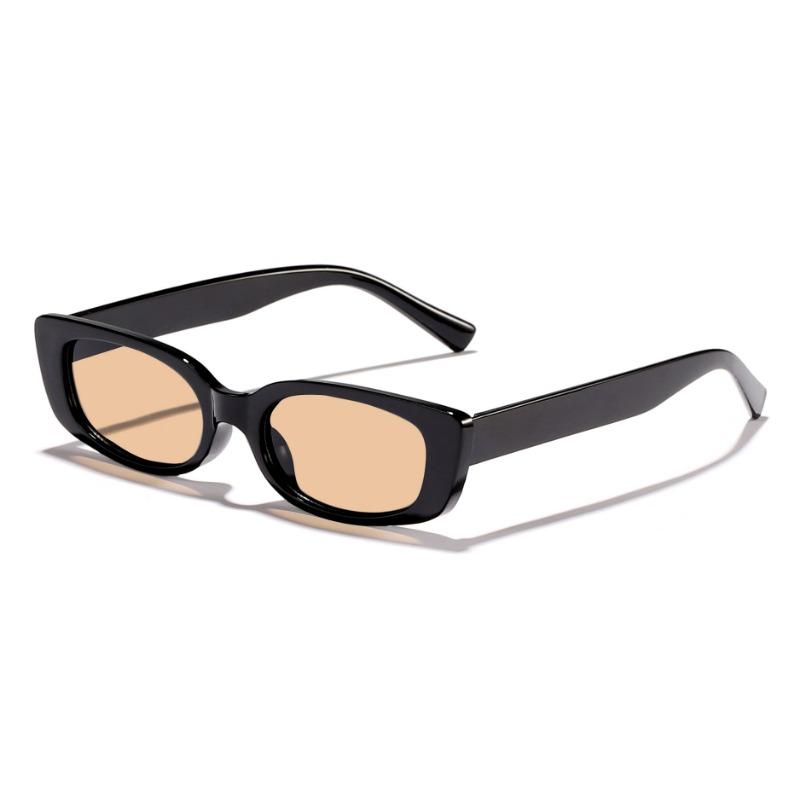 New Retro Small Frame Rectangular Fashion Sunglasses for Women Men's Summer Outdoor Driving Eyeglasses UV400 Eyewear