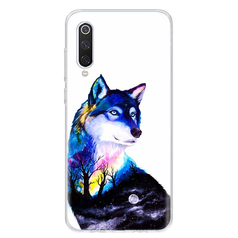 Wolf painting Animal Soft Phone Case For Xiaomi Redmi Note 15 14 14S 13 12 Pro Plus 12S 11 11S 11E 10 10S 11T 5G Fundas Coque Re