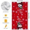 Christmas Snowman Microfiber Kitchen Dishcloth and Table Decoration Towel