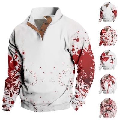 Men's Standing Collar Sweatshirt Is Outdoor Casual Sweaters Tops