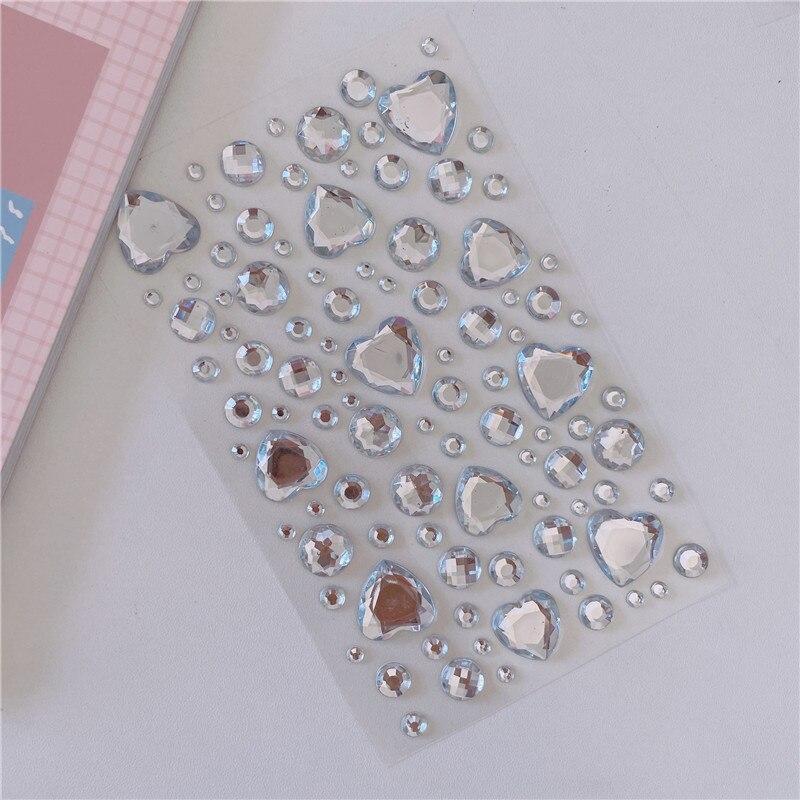 Grande amor diamante adesivo ins 3d coreano diamante decorativo manual adesivo