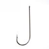 FTK Sea Fishing Hooks With Barbs Straight Shank Strong Long Hook Bass Pike 10pcs