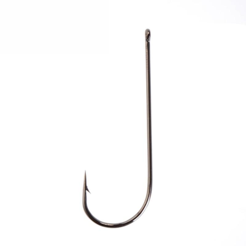 FTK Sea Fishing Hooks With Barbs Straight Shank Strong Long Hook Bass Pike 10pcs