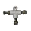 Metall T-Form Bremsleitung T-Stück Buchse Drei-Wege-Verbinder Auto Bremsrohr Fitting für ATV Go-Kart Hydrauliksystem