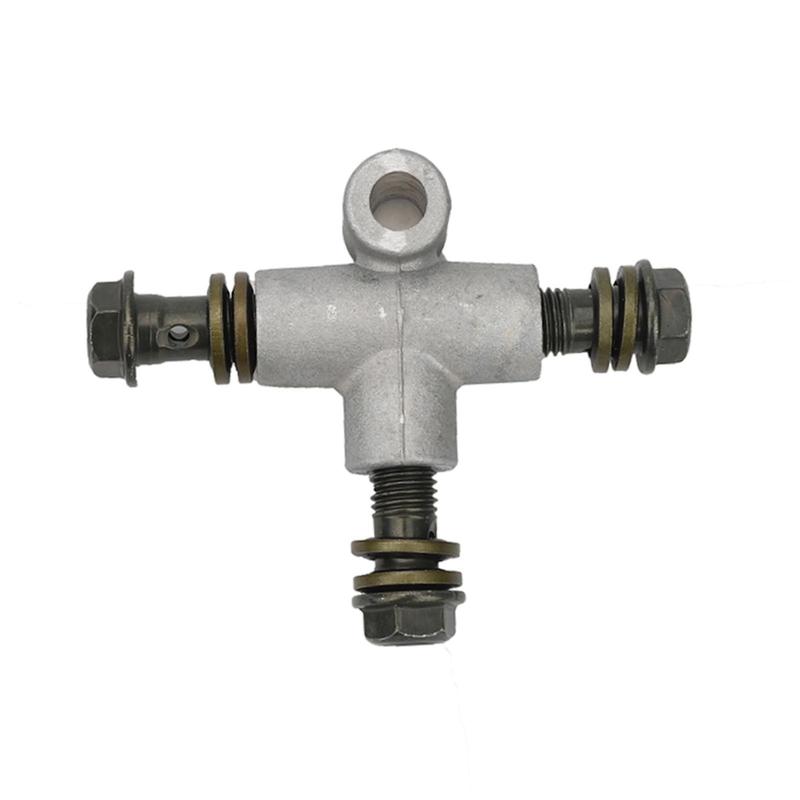 Metall T-Form Bremsleitung T-Stück Buchse Drei-Wege-Verbinder Auto Bremsrohr Fitting für ATV Go-Kart Hydrauliksystem