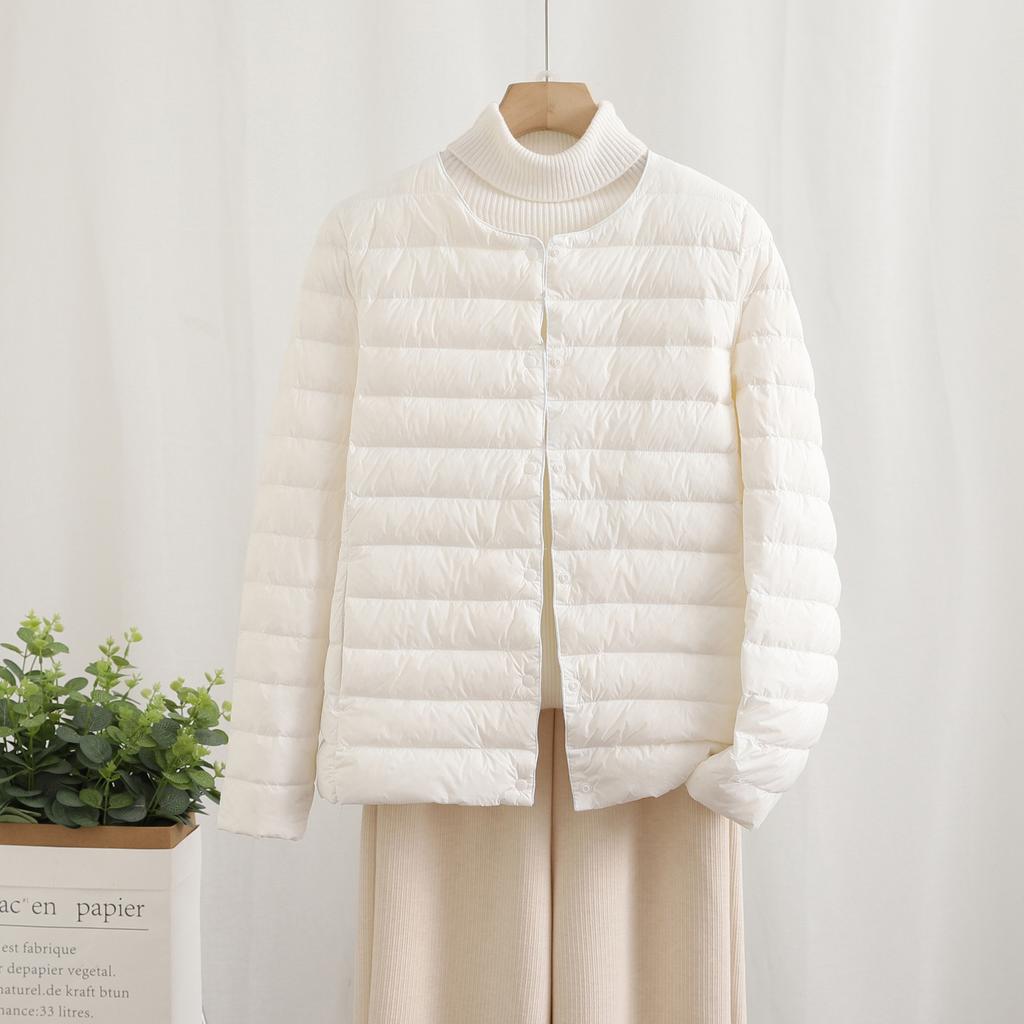 New autumn and winter down light down jacket women's ultra-light short wear compression portable liner jacket