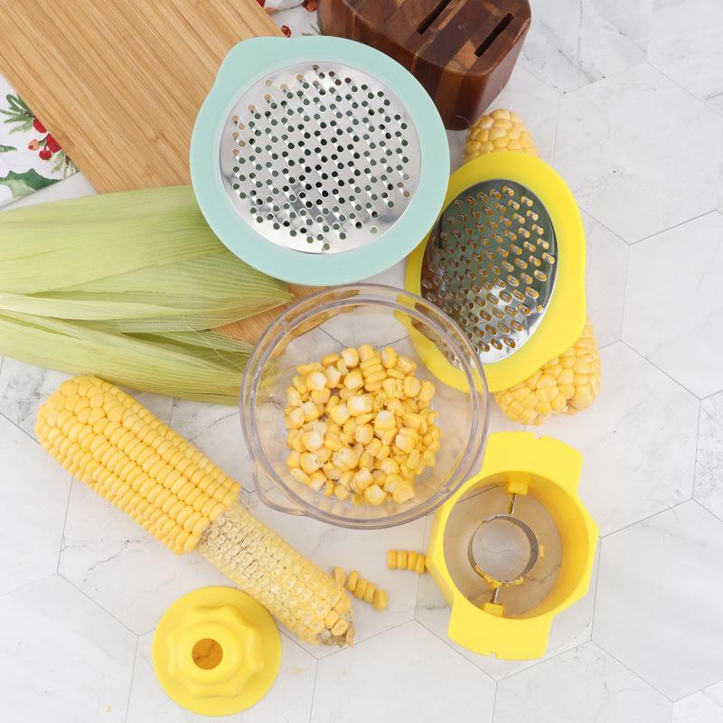 Multi Functional Corn Peeler Stainless Steel Easy To Use Thick Durable High-quality Material Kitchen Tool Grinding Ginger/Garlic