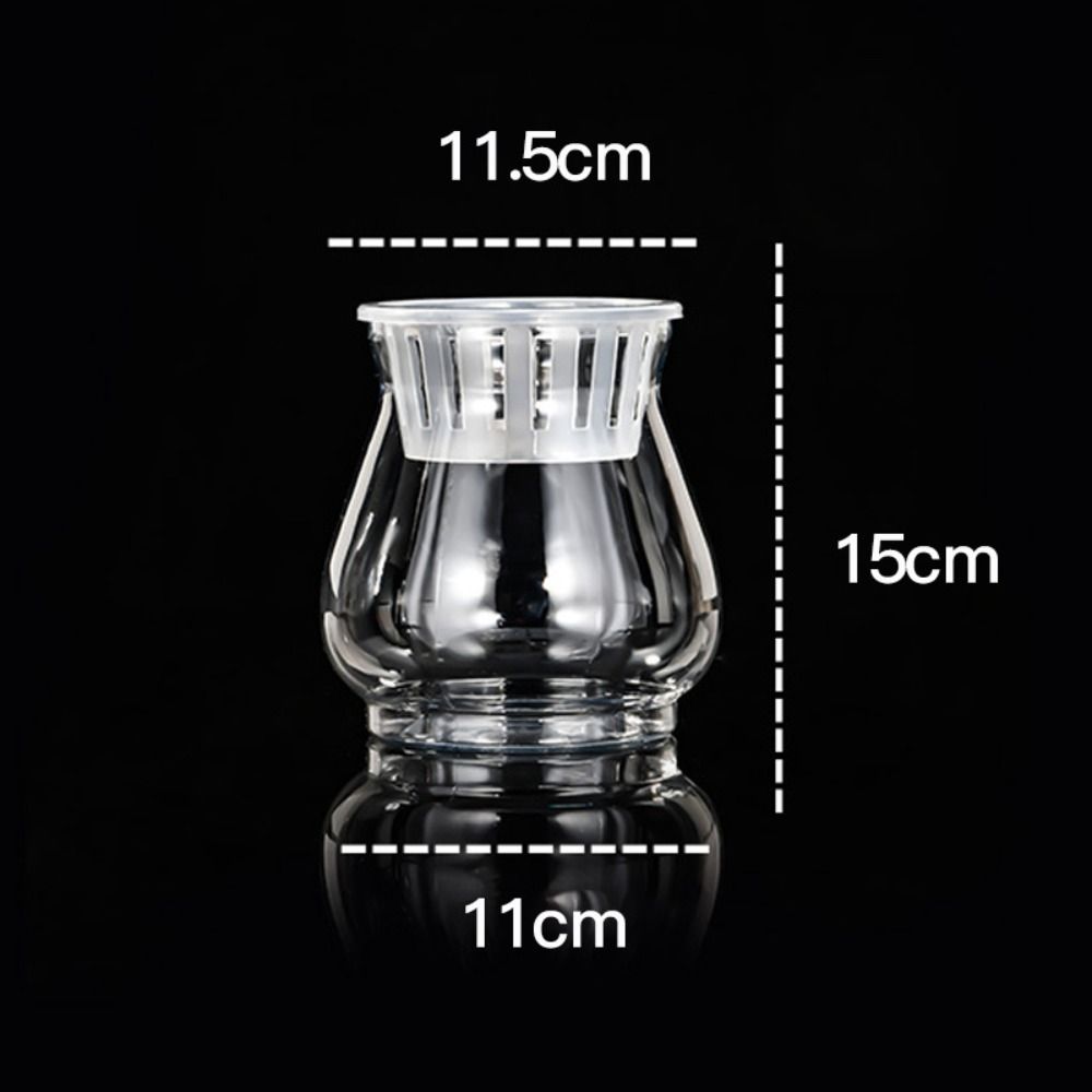 Floor-standing Hydroponic Flower Pot Plastic Aquatic Plant Container Creative   Desktop