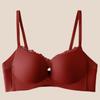 Deep V Lacey Lingerie, Gathers To Enhance the Bust, Provides a Smooth and Seamless Sexy Bra.