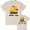 TOBYMAC CROWDER JEREMY CAMP Turné 2026 Tričko Bavlna Krátký rukáv Volná trička Unisex Streetwear Móda Kulatý výstřih Potisk Trička