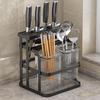 Brangdy Wall-Mounted Kitchen Knife & Chopstick Holder