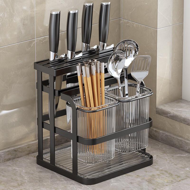 Brangdy Wall-Mounted Kitchen Knife & Chopstick Holder