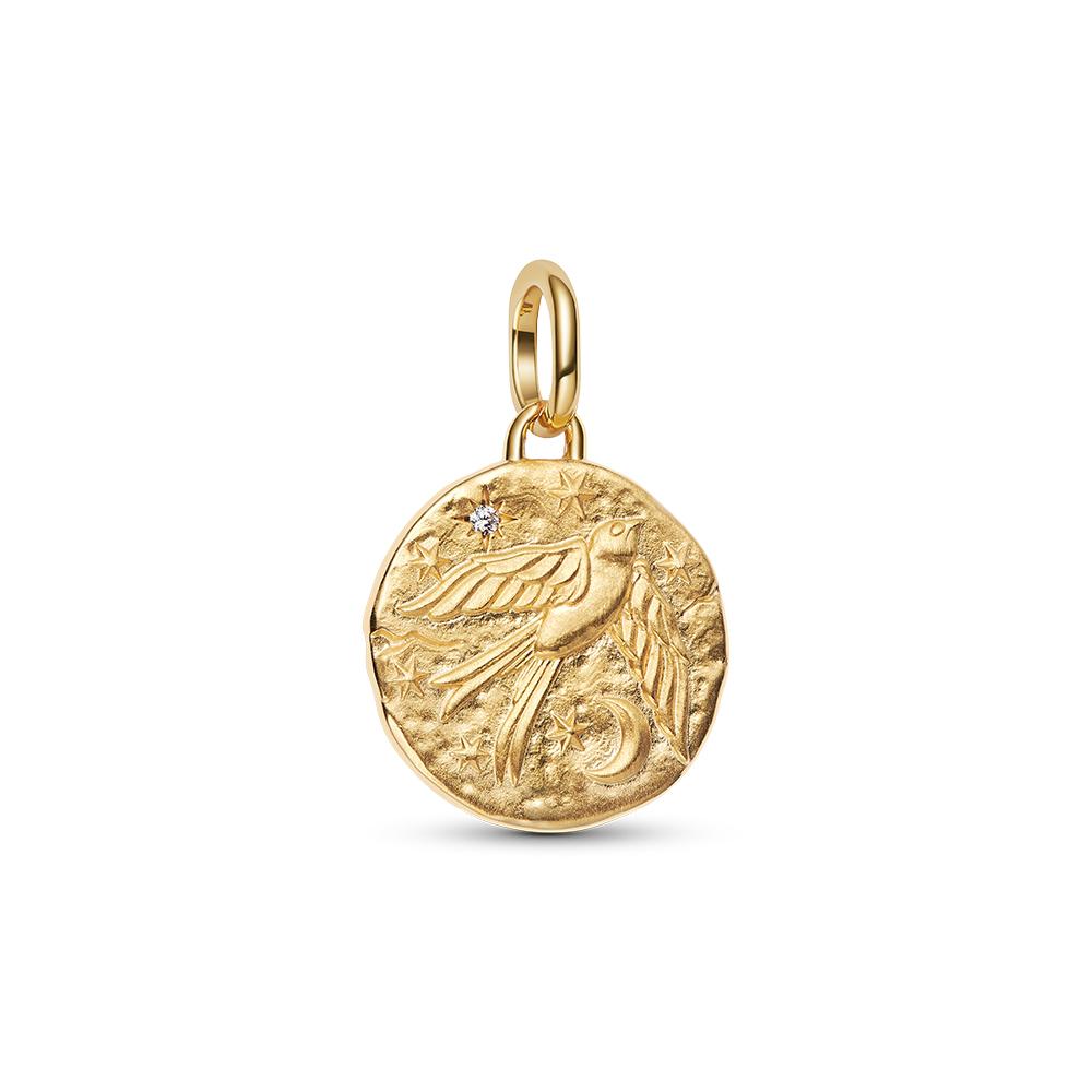 Pandora Swallow Medallion Charm 764082C01 764082C01