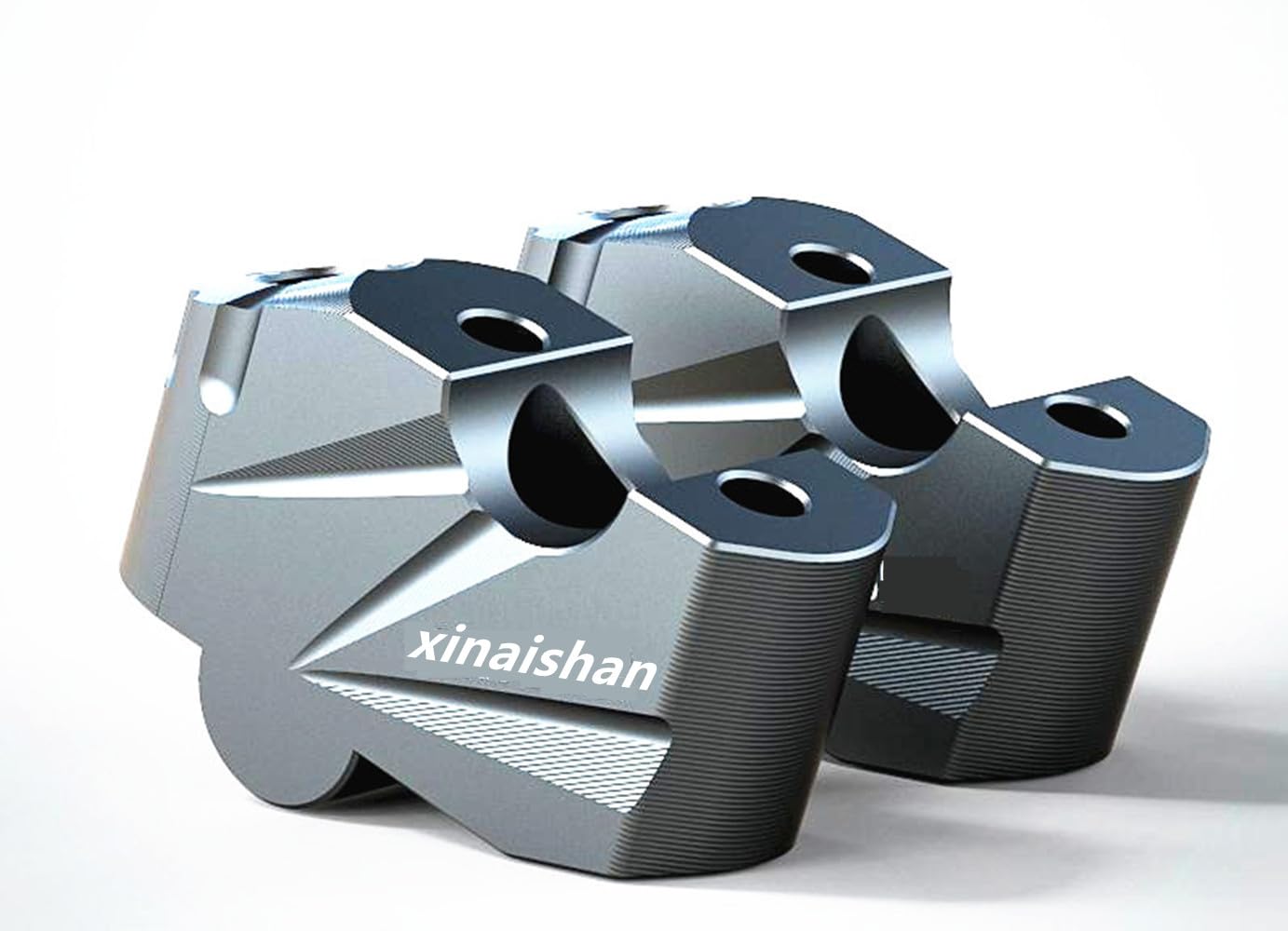 

xinaishan Kawasaki Z400 Райзер руля Рулевая стойка (Серый) серый