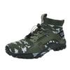 Men's Breathable Flyknit Hiking Shoes - Non-slip, Wear-resistant, Quick-drying, Mid-top Canyoning and Trekking Shoes
