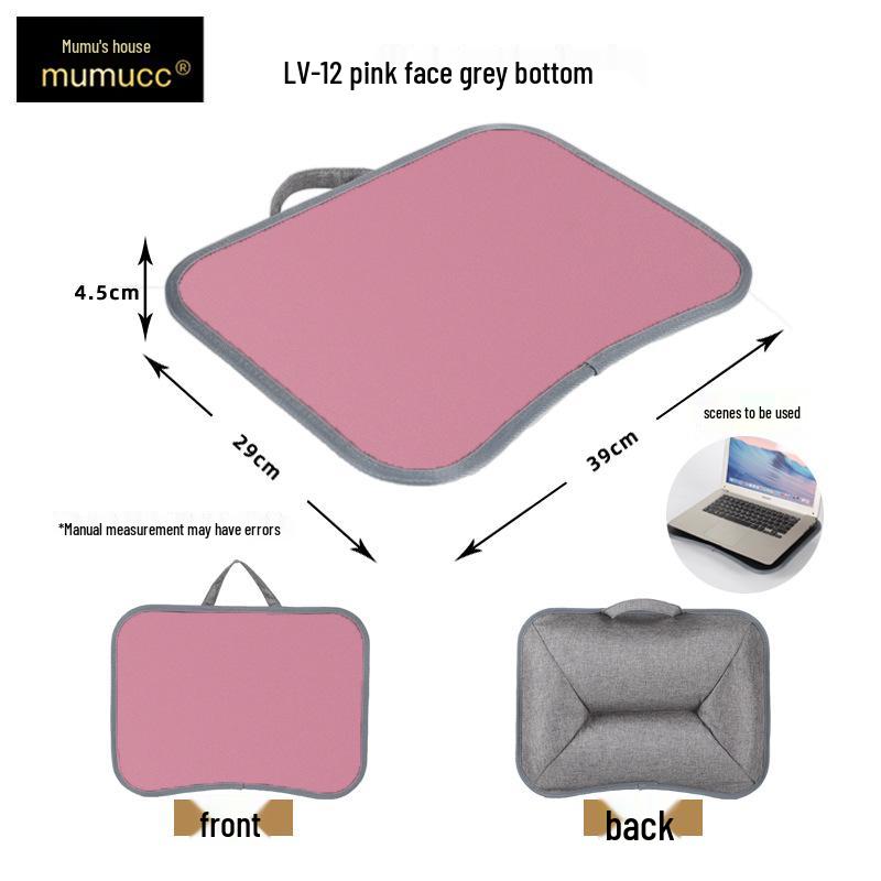 Mumujia Portable Foam Particle Laptop & Tablet Bed Desk Pillow Table
