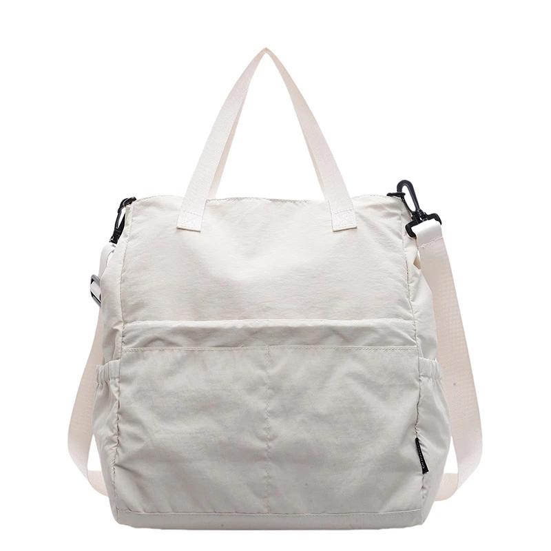 

Solid Zipper High Quality Student Backpacks Nyl Large Capacity Casual Ladies Bags 2026 High Quality New Versatile Backpacks білий