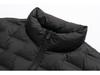 2025 Men's Autumn/Winter Lightweight 90% White Duck Down Jacket - Fashionable Short Stand Collar Style