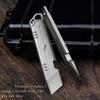Titanium Alloy EDC Clover Multifunctional EDC Portable Outdoor Emergency Tool Multi-Pry Bar, Tool, Screwdriver, Clover,