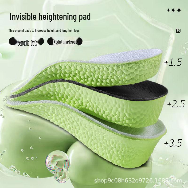 

Women s Invisible Arch Support Insoles: Height-Boosting, Non-Collapsing Half Pads for Comfortable All-Day Wear 1.5 cm