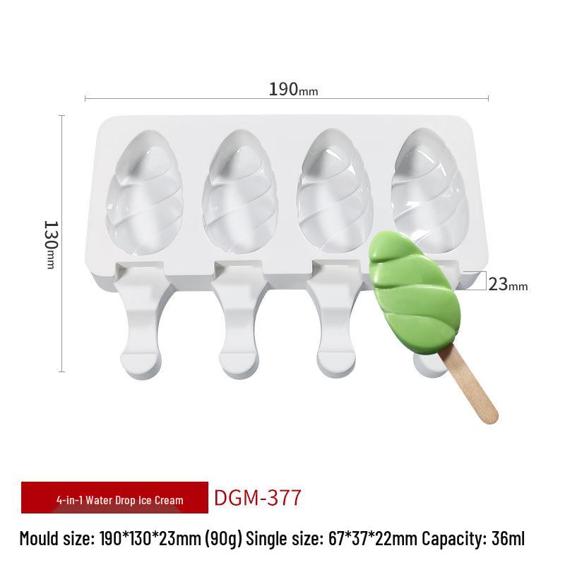Sanxin Silicone Ice Cream Mold for Homemade Children's Popsicles, Christmas Cakes, and Chocolate Fruits