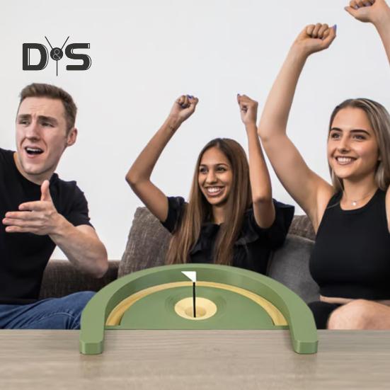

1 набор настольных игр для гольфа, напечатанных на 3D-принтере, с реалистичным полем для домашнего офиса, настольное крепление для нескольких игроков, настольная игра для мини-гольфа, игрушка для взрослых, гольфистов и отцов A