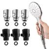 Water Saving Shower Head Shutoff Valves Heat Resistant Valves ABS Construct Valves Showerhead Flowing Regulator for Home