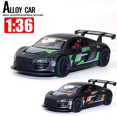1/36 Scale Sport Diecast Alloy Car Model Children's Toy Car Open The Door Decoration Cool Racing Car Boy Toys Gift for Kids