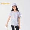 Balabala Girls' 2025 Summer Short-Sleeve Sun Protection T-Shirt