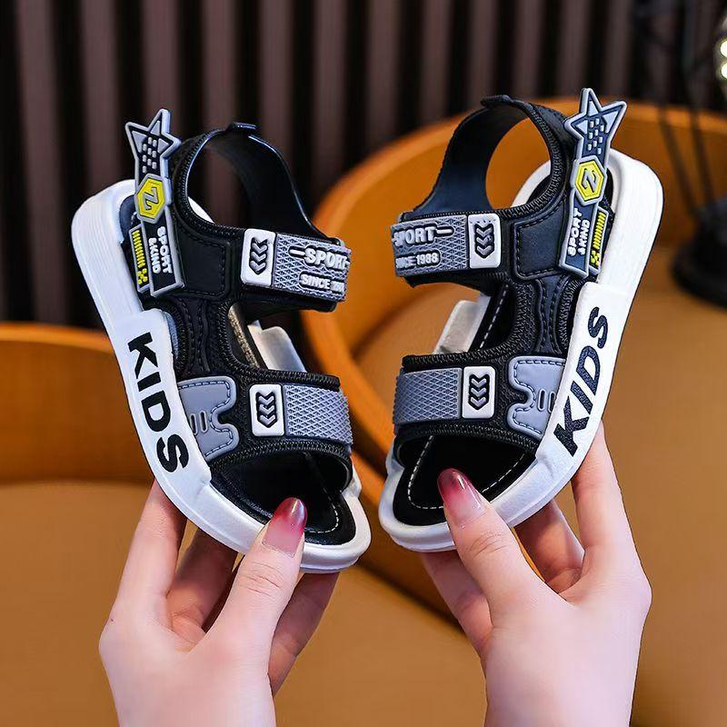 Boys' Cartoon Sandals & Slippers for Summer, Internet-Famous , Non-Slip Thick Sole, Casual Home Wear, Suitable for Kids & O