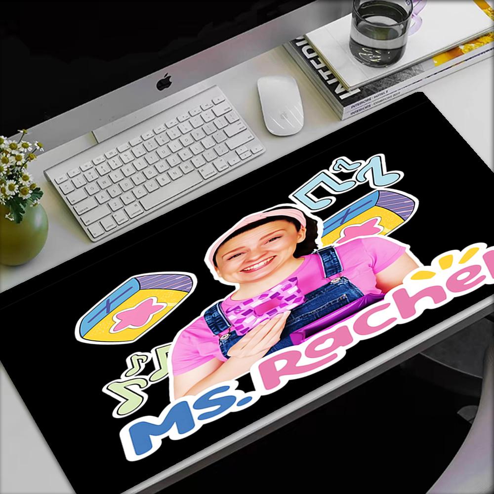 Ms. Rachel Theme Mouse Pad, Non Slip Rubber Base, Multifunctional Office & Home Decor, Perfect for Workspace Personalization.
