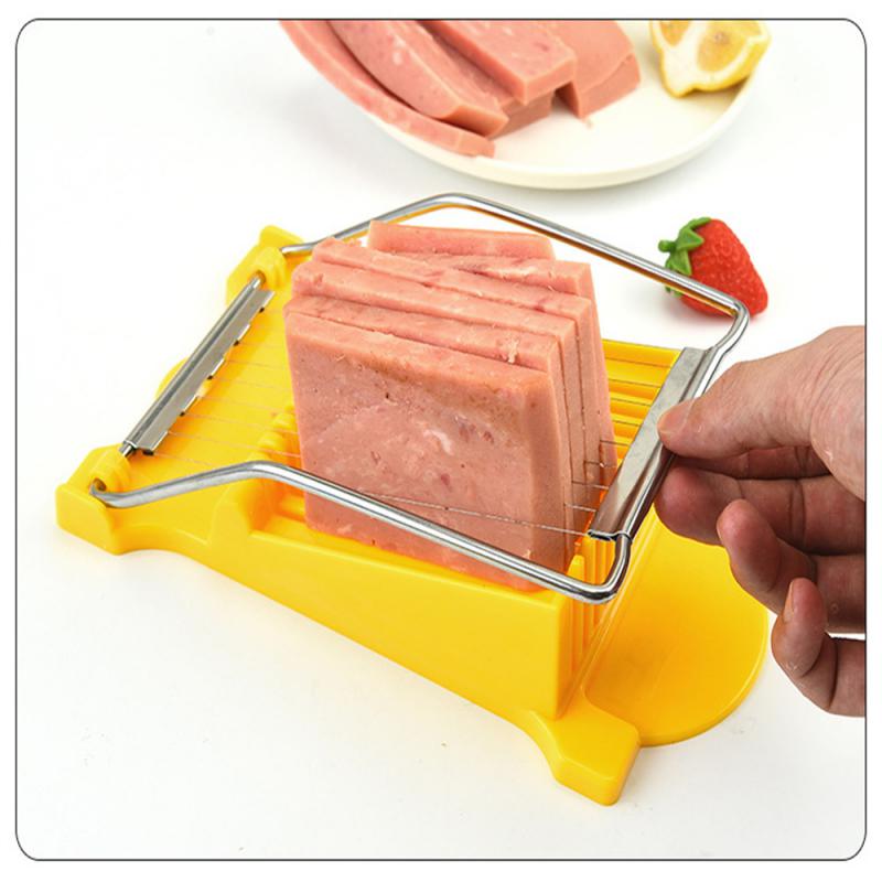 Luncheon Meat Slicer Multifunctional Stainless Steel Ham Fruit Vegetables Egg Cheese Slicers Household Kitchen Cutting Gadgets