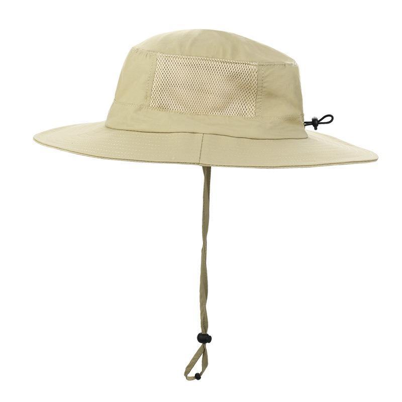 Bucket Hat Herren Outdoor Schnelltrocknend Dünn Atmungsaktiv Sonnenschutz Visor Damen Große Krempe Spritzwassergeschützt Lässiger Fischerhut