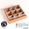 Disposable Kraft Paper 9-Compartment Picnic Box