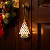 Hanging Pendant for Tree 250 Anniversary USA Christmas Ornament, 1776-2026 2D Acrylic Window Years America Decoration Patriotic Home Decor Collection