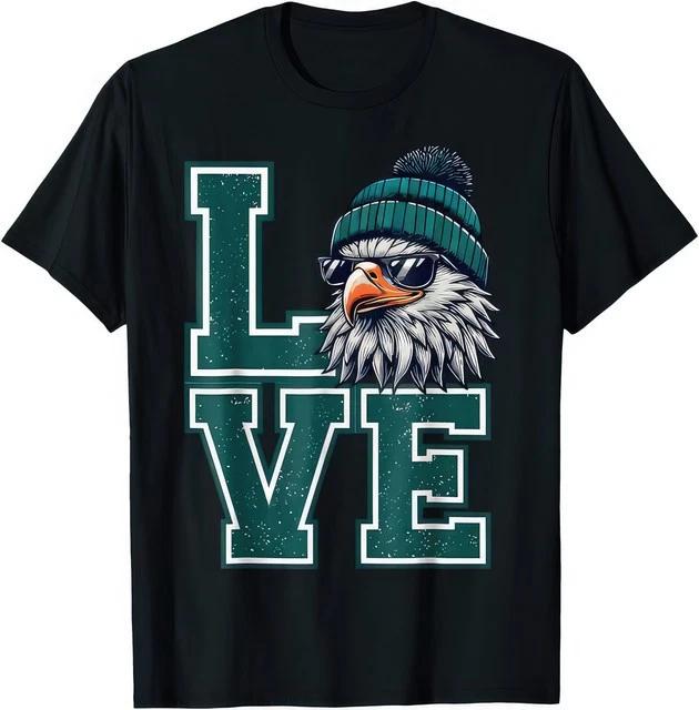 Love Eagles Football Just A Girl Who Loves Eagles NFL Fan Game Day T Shirt S