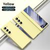 Fashion Fold Edition Hinge Shockproof Phone Case For Samsung Galaxy Z Fold 7 6 5 4 3 5G With Front Screen Protector Glass Cover