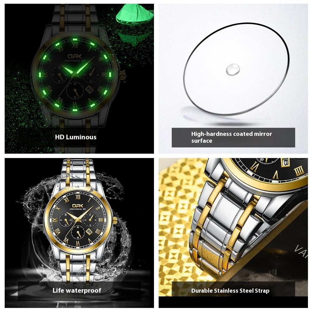 OPK Luminous Quartz Watch Men's Watch Men's Watch