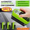 3PCS Upgraded Car Glass Oil Film Remover Brush Portable Anti-rain Fog Cleaning Glass Brush Car Window Polishing Auto Detailing