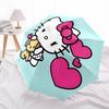 1pc Hello Kitty Automatic Folding Umbrella - 8-Rib Automatic Open/Close, Portable Collapsible Compact Umbrella yy251218013