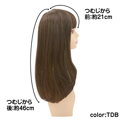 Long Heat-Resistant Hat, Dark Brown