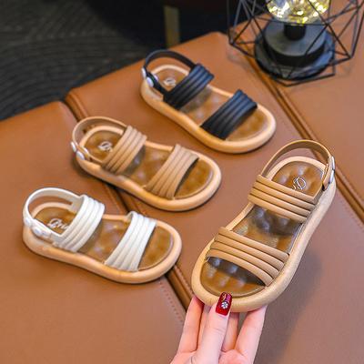 Children Girls Sandals Open Toe Temperament Princess Student Sandals Cute Sandals Everything Sandals
