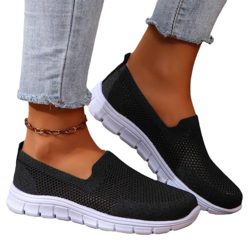 Fashion Women Sneaker 2025 New Summer Lightweight Shoes for Women Casual Flat Sneakers Plus Size Loafers Anti Slip Tennis Sneakers Women